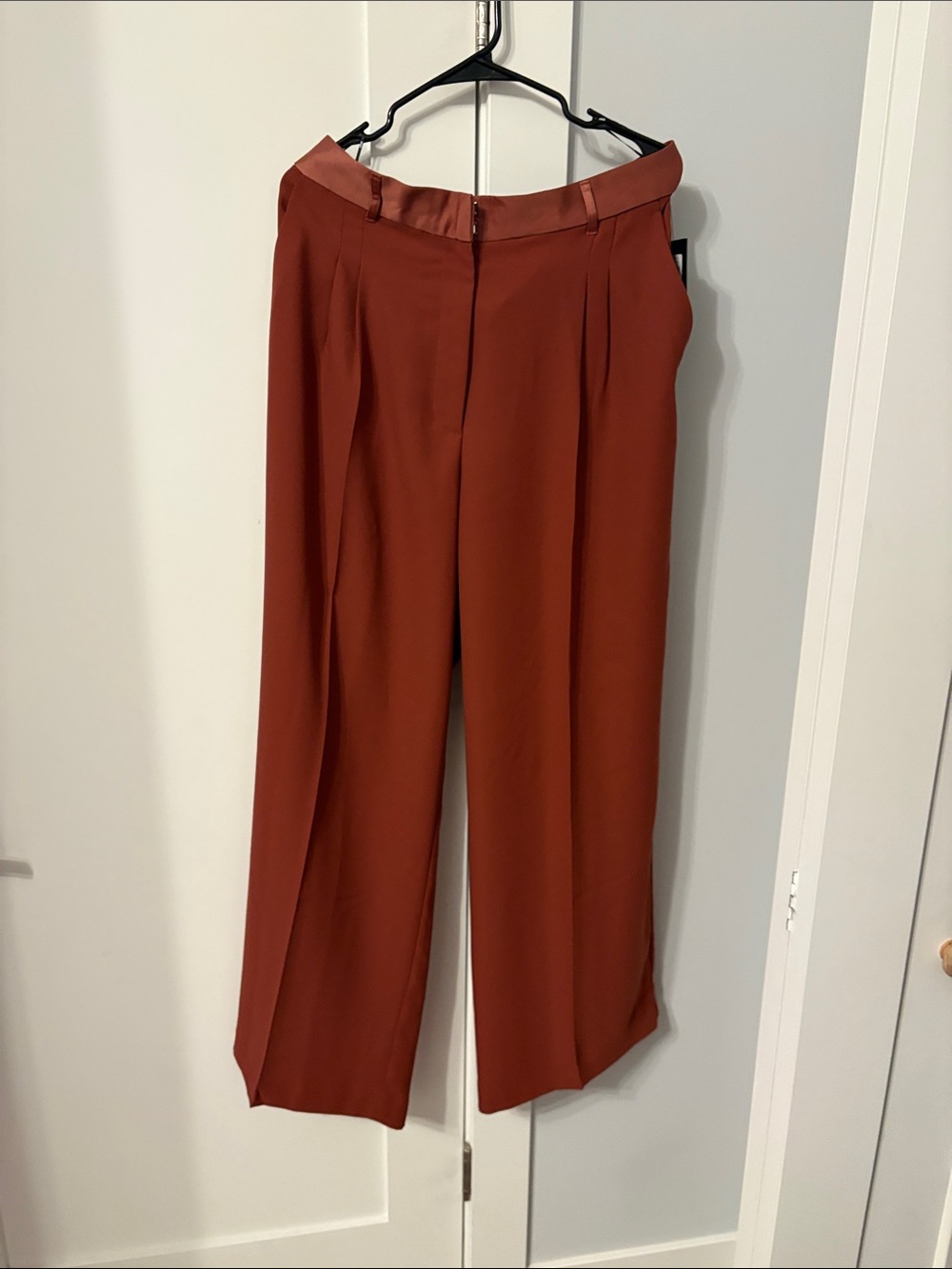 DKNY Wide Leg Trousers - Terracotta